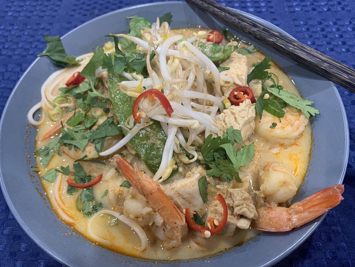 Finished Combination Curry Laksa