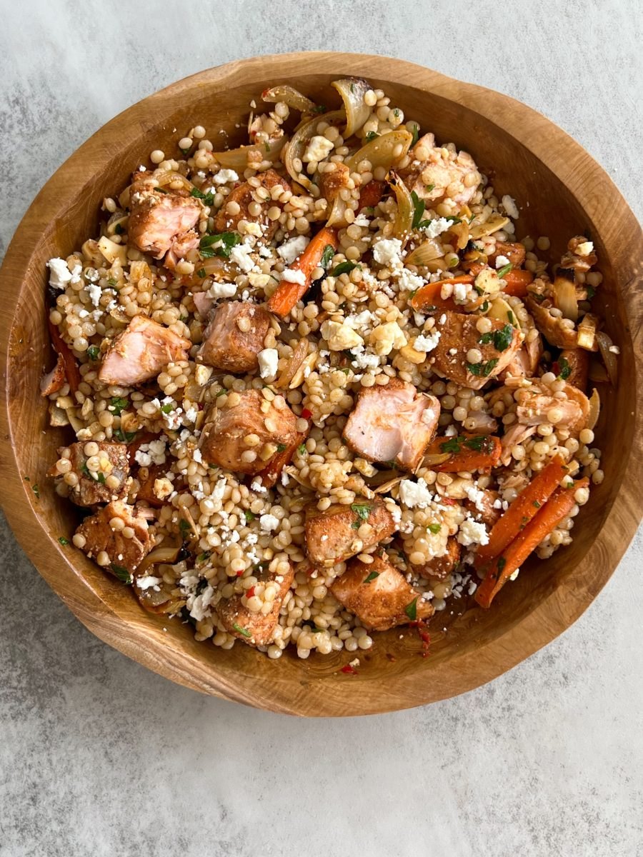 Finished Salmon Couscous Salad