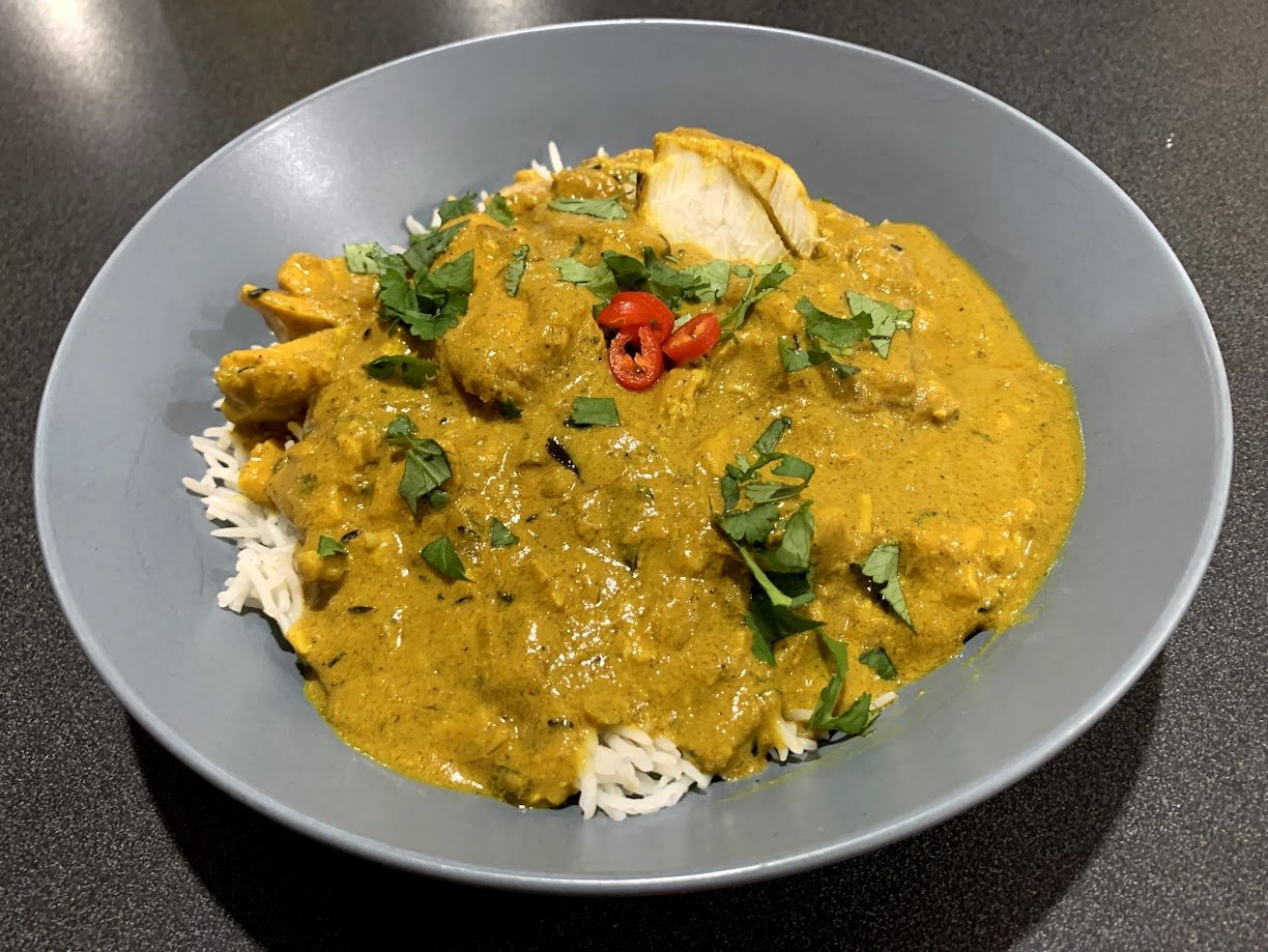 Finished Fragrant Indian Fish Curry